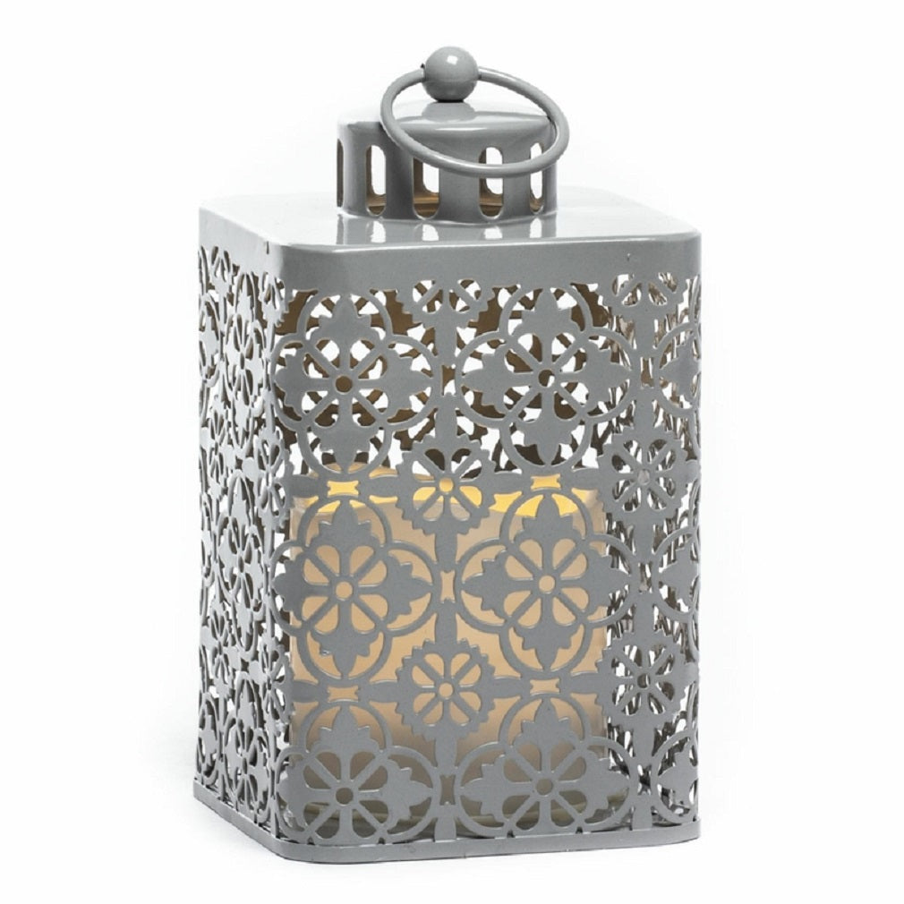 Sterno Home GL42709 LED Flameless Lantern, Metal, Assorted Color