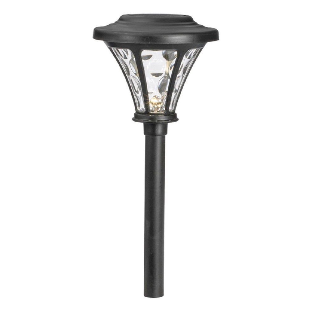 Sterno Home GL43516 LED Pathway Light Solar Powered, Plastic, Black