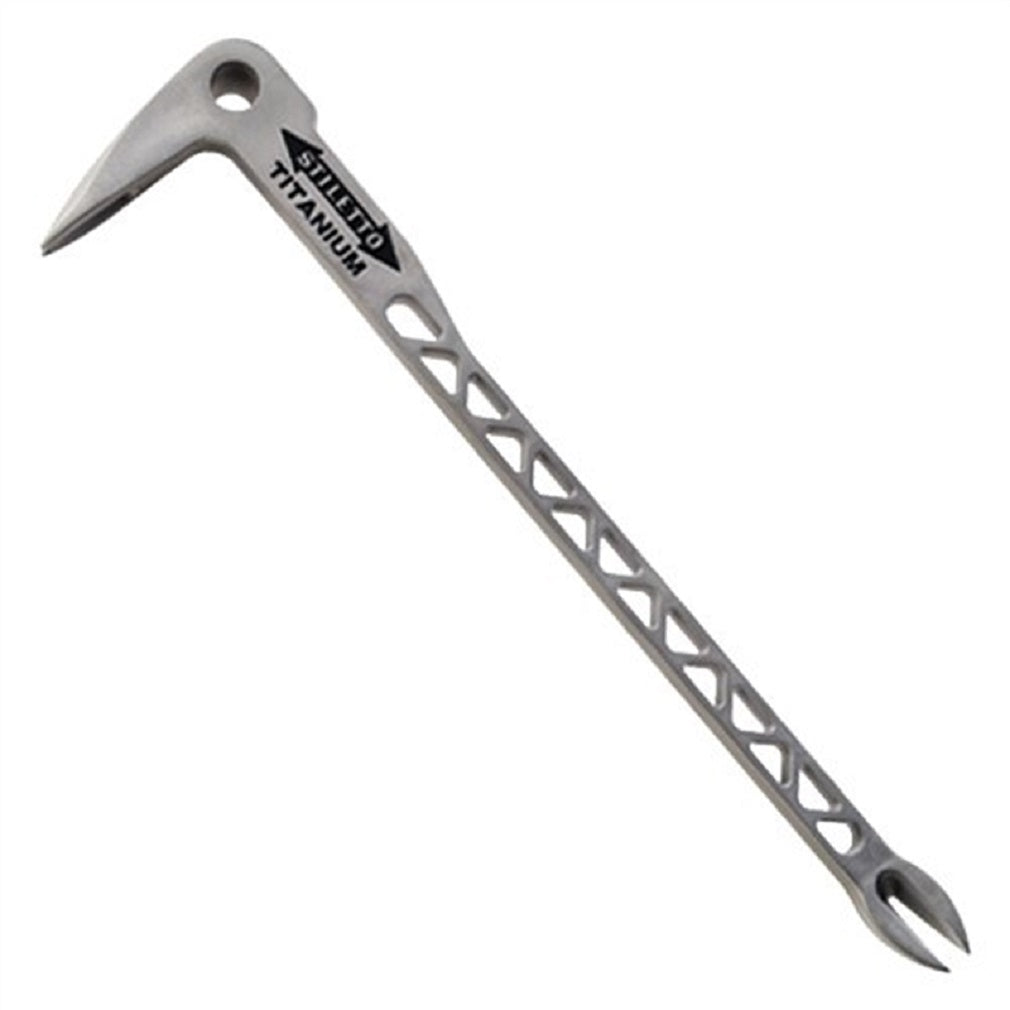 Stiletto TICLW12 Nail Puller with Dimpler, Steel, Silver, 12 Inch