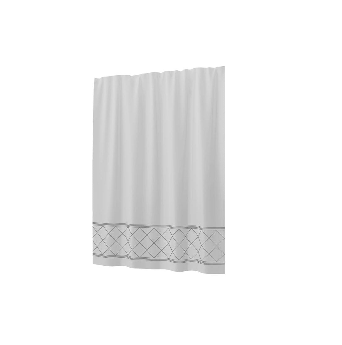 Sttelli RAS-115-WH Radiance Shower Curtain, Polyester