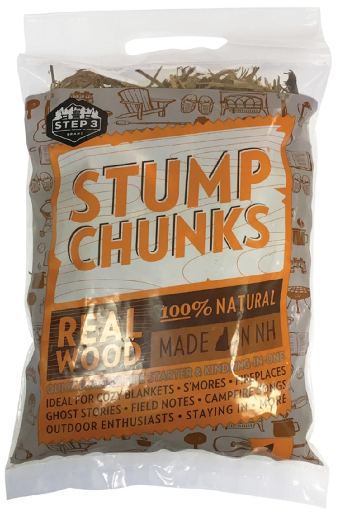Stump Chunks SC6 Fire Starter, 0.1 Cubic Feet