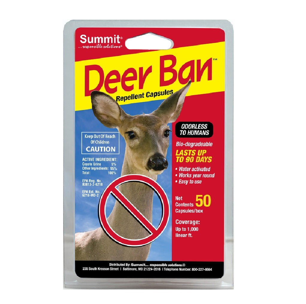 Summit 2001 Deer Ban Animal Repellent, 50 ct