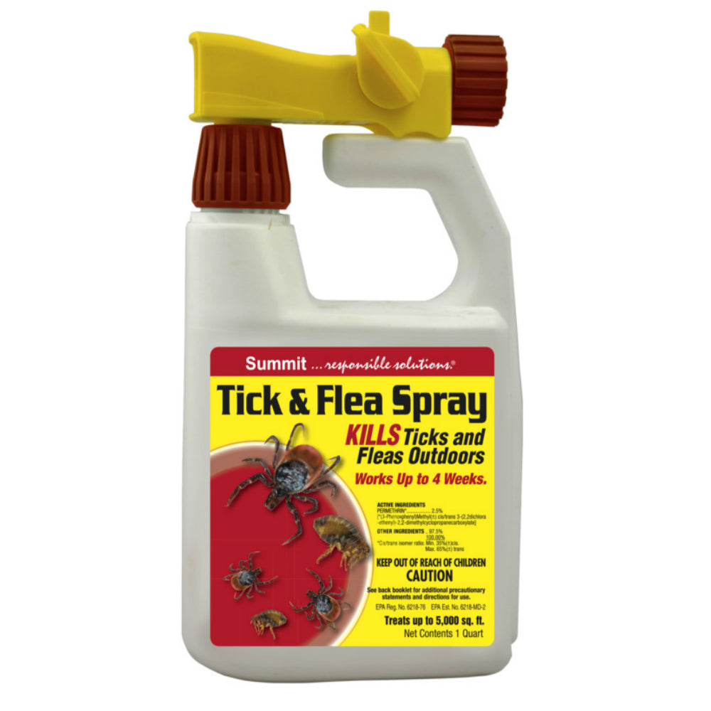 Summit 118-6 Tick & Flea Spray Hose-End Spray, 1 Quart