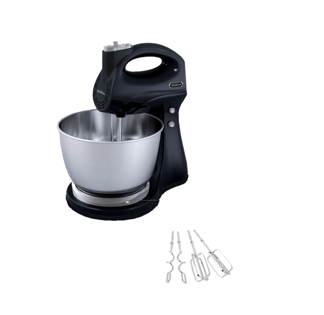 Sunbeam FPSBHS0302-NP Hand & Stand 5-Speed Mixer, Black