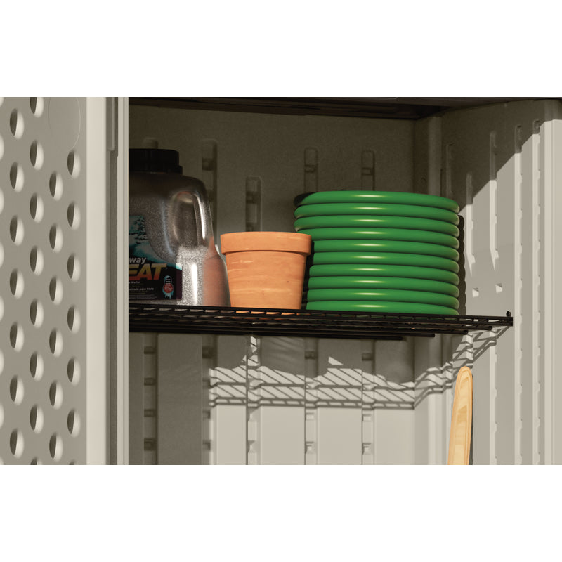 Suncast BMSA7S Metal Wire Shelf, Black