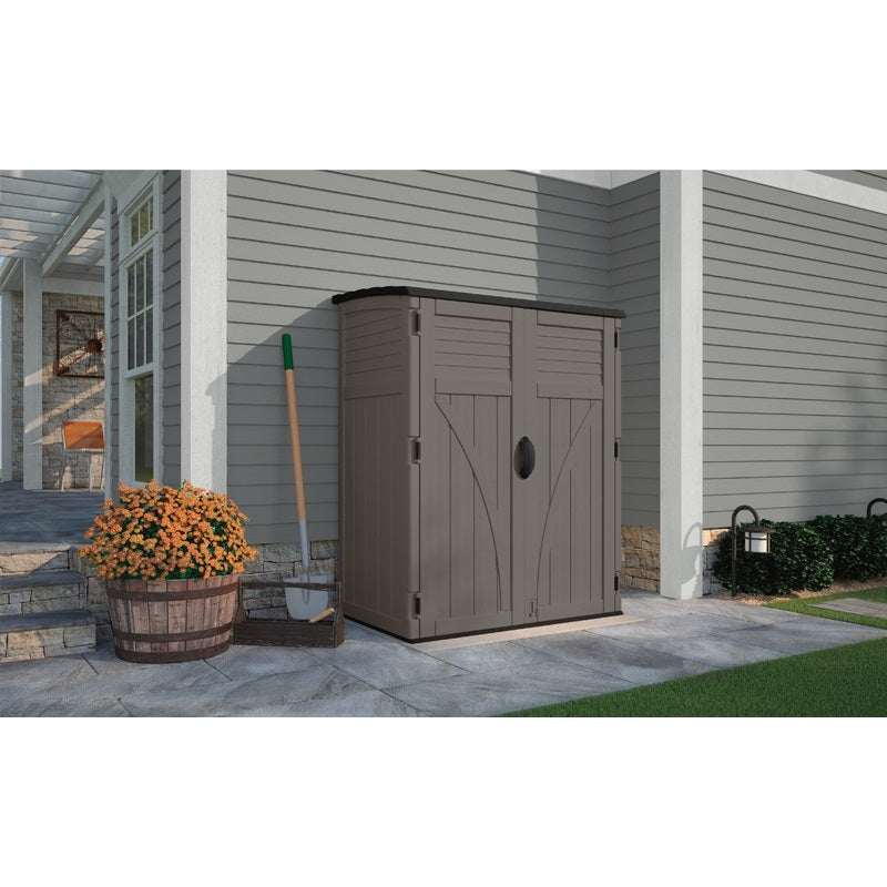 Buy suncast 54 cu. ft. vertical storage shed - Online store for outdoor living, storage sheds in USA, on sale, low price, discount deals, coupon code