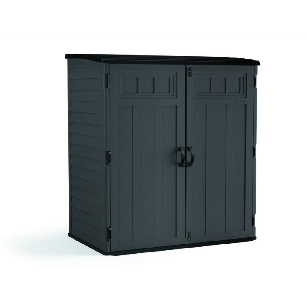 Suncast BMS6225 Vertical Storage Shed, Black, 6.5'