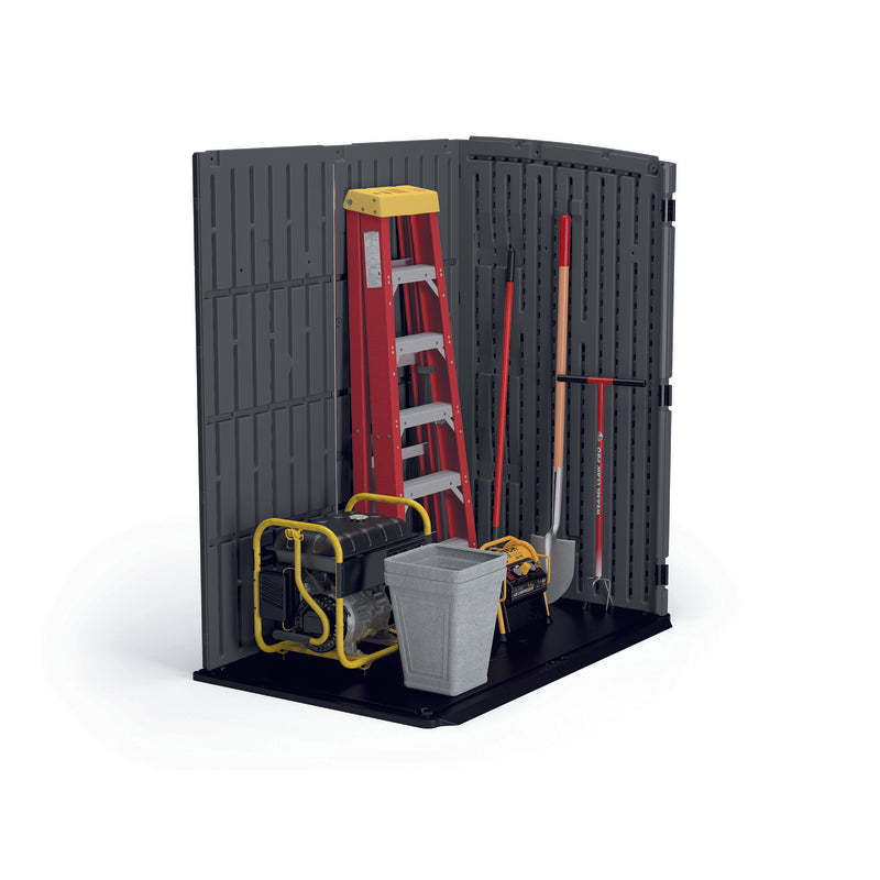 Suncast BMS6225 Vertical Storage Shed, Black, 6.5'