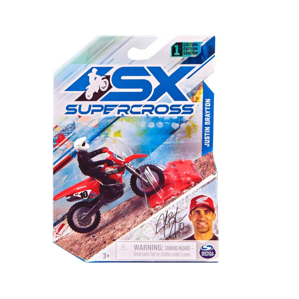 Supercross 6064273 Motorcycle Toy, Black/Red