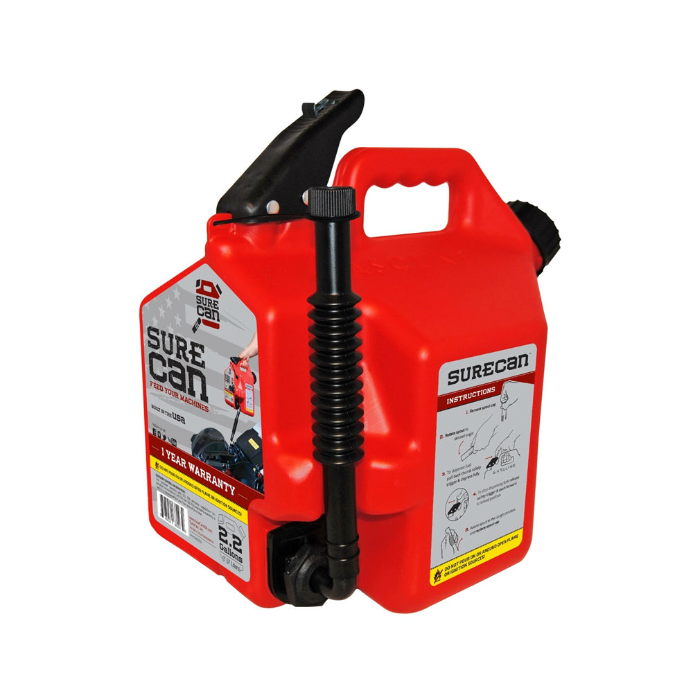 SureCan SUR2CG1 Gas Can, 2.2 Gallon