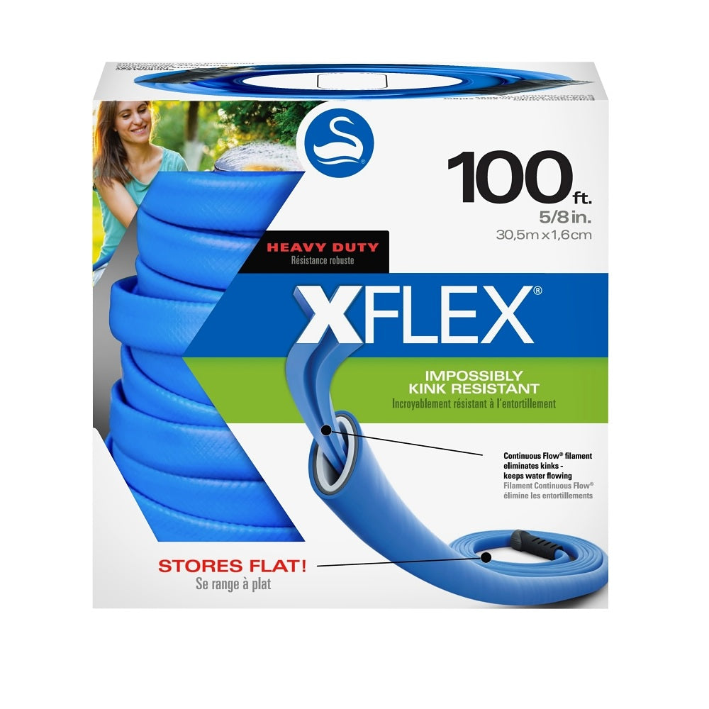 Swan CSNXF58100 XFlex Heavy-Duty Hose, 100 Feet x 5/8 Inch