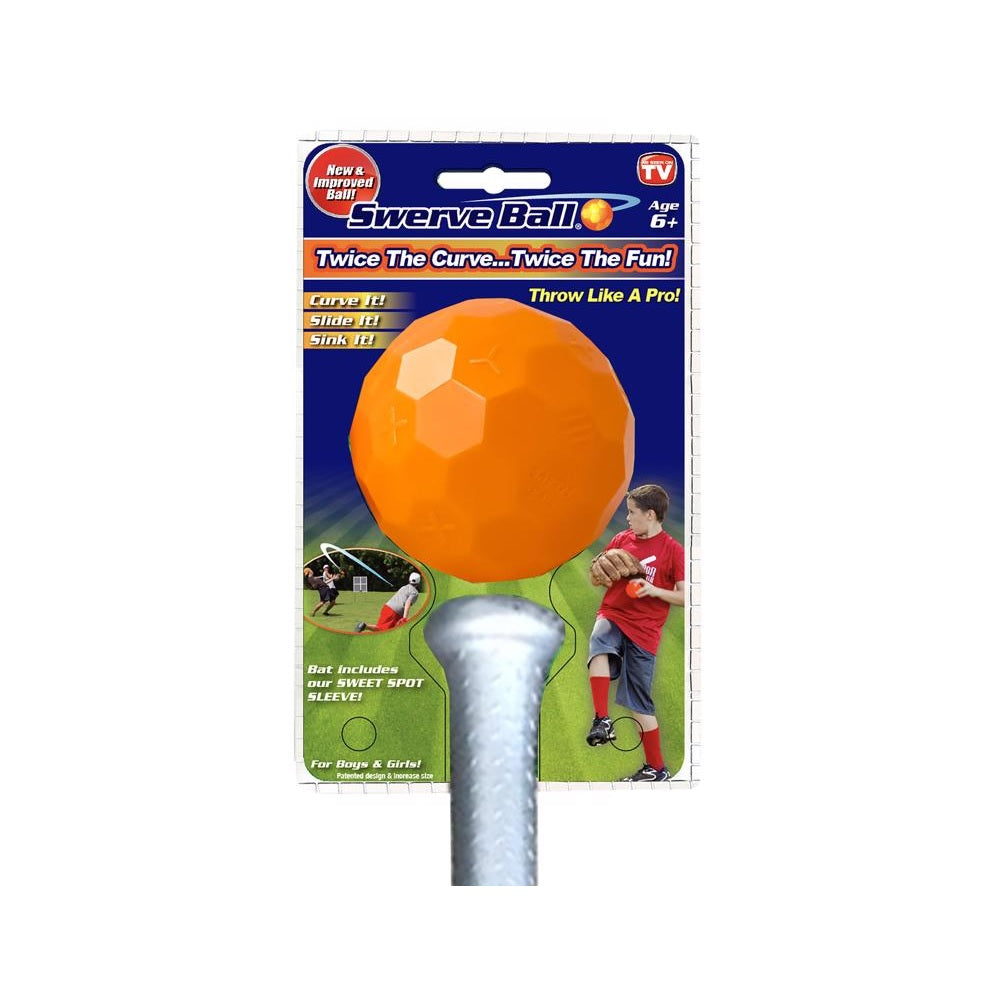 Swerve Ball SWRVCOM8PK Ball and Bat Combo, Multicolored