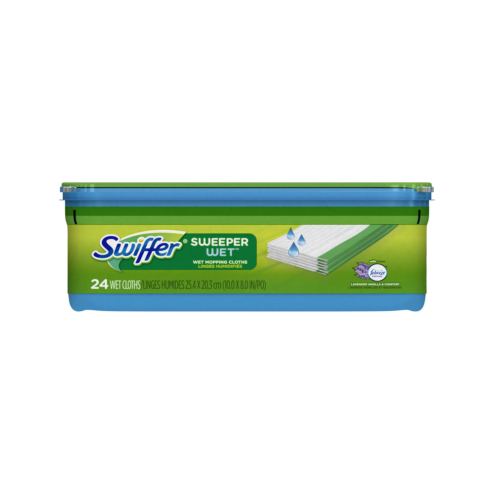 Swiffer 3700015846 Sweeper Wet Mop Refill, Pack of 24