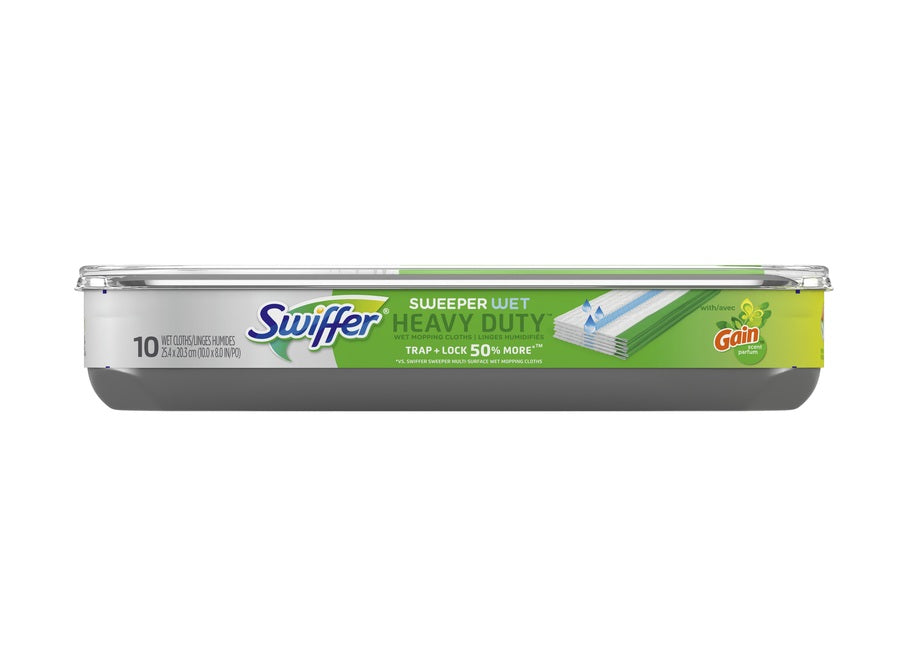 Swiffer 76471 Sweeper Wet Mopping Pad Refill, Cloth, 10 Count