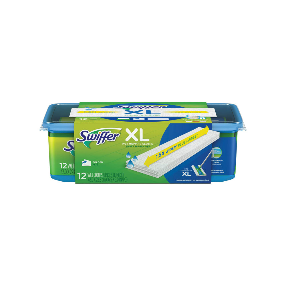 Swiffer 3700074471 Sweeper XL Mop Refill, Pack of 12