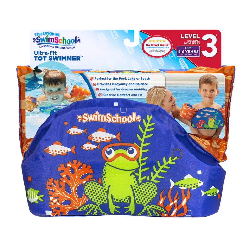 SwimSchool SSJ19142A Swimming Arm Bands, Polyester, Assorted Color