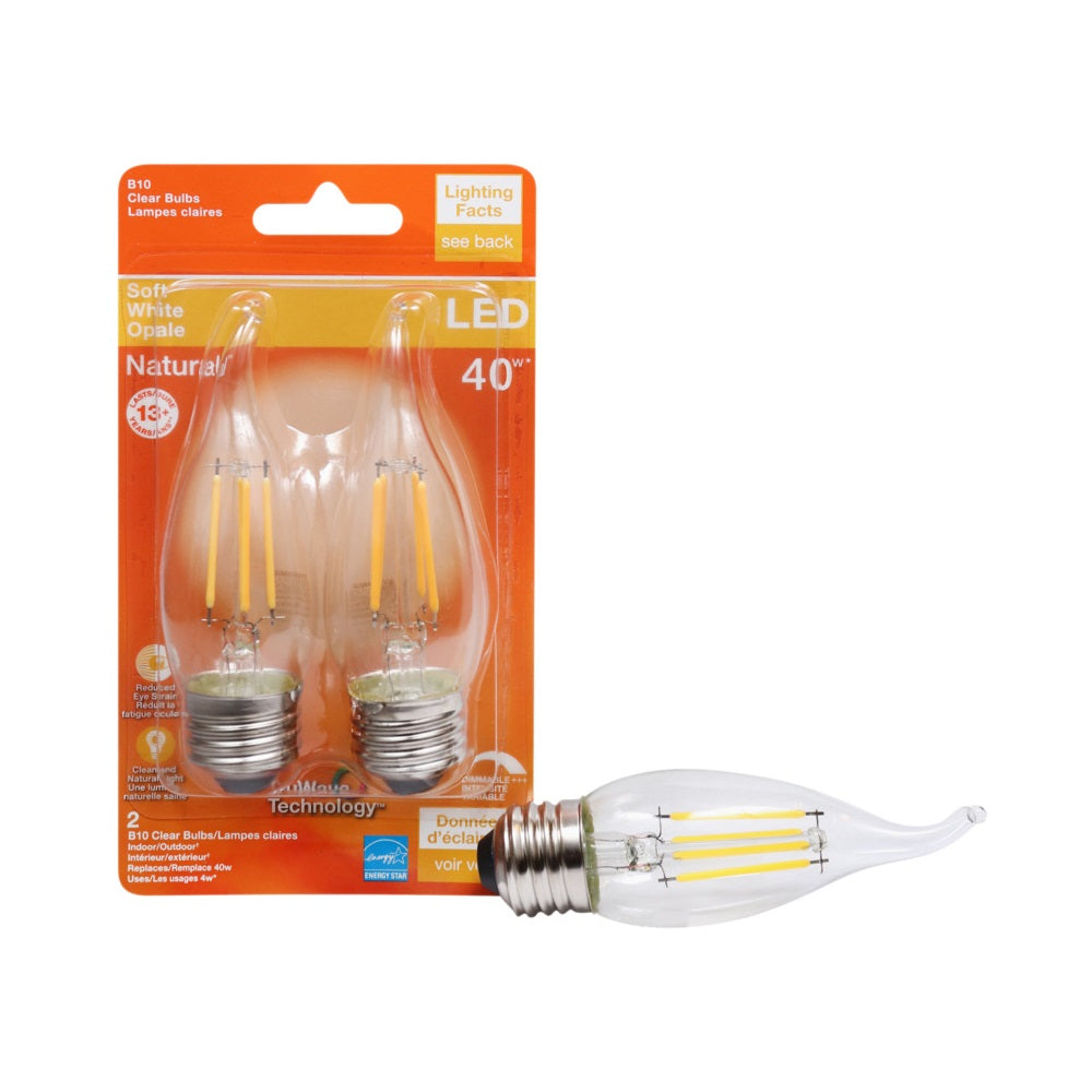 Sylvania 40756 Natural LED Light Bulbs, 4 Watts