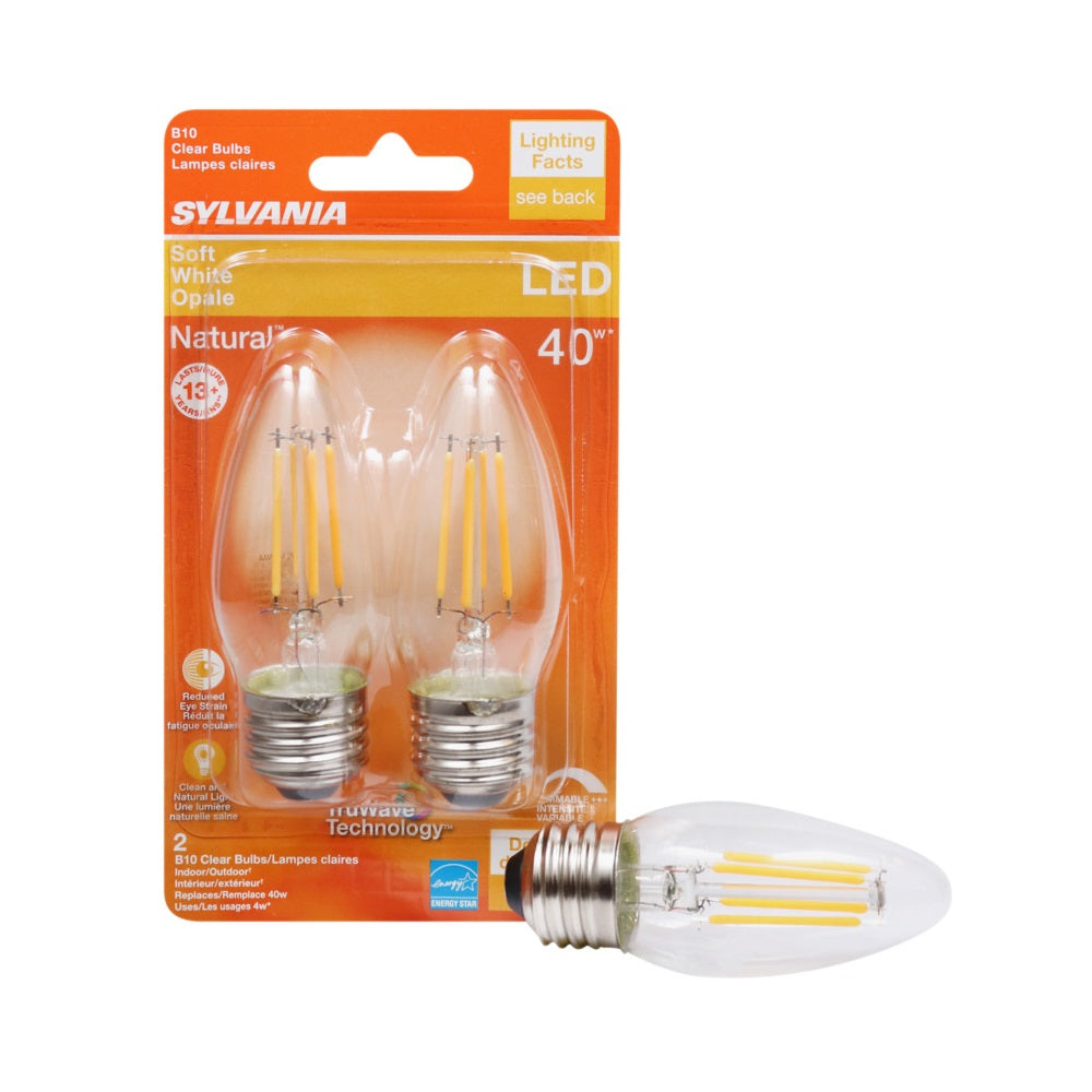 Sylvania 40793 Natural TruWave LED Light Bulb, 4 Watts, 120 Volt