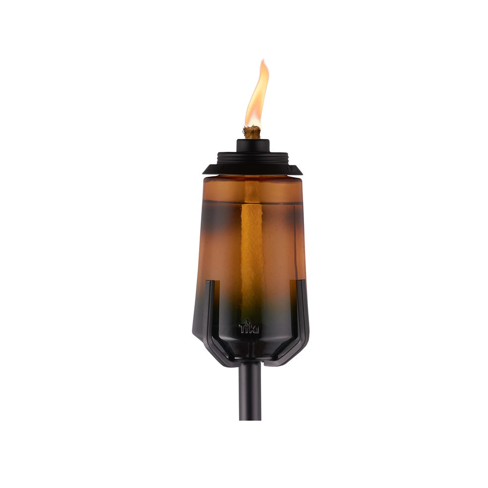 TIKI 1121088 Industrial Ombre Outdoor Torch, Brown, 69 Inch