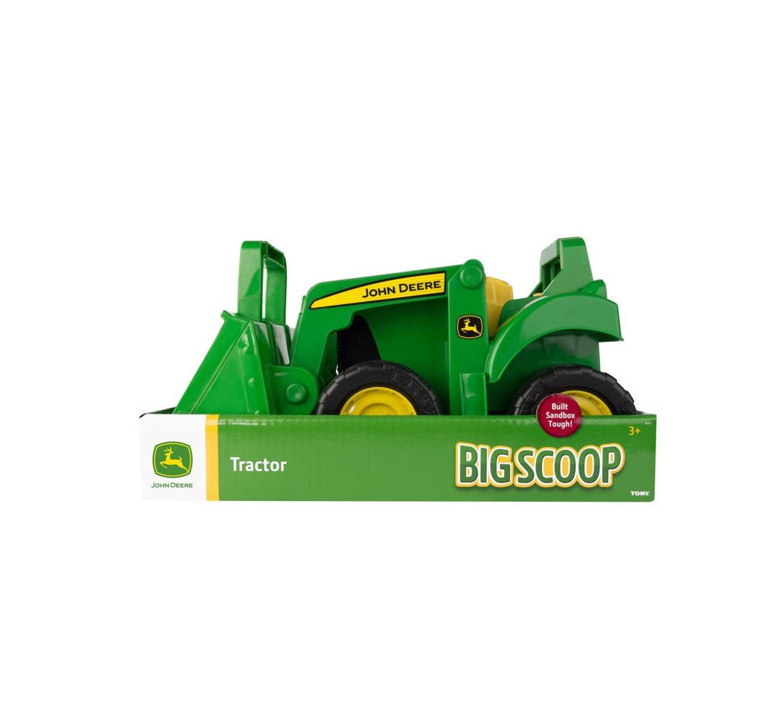 TOMY 46701 John Deere Scoop Tractor Toy, Plastic