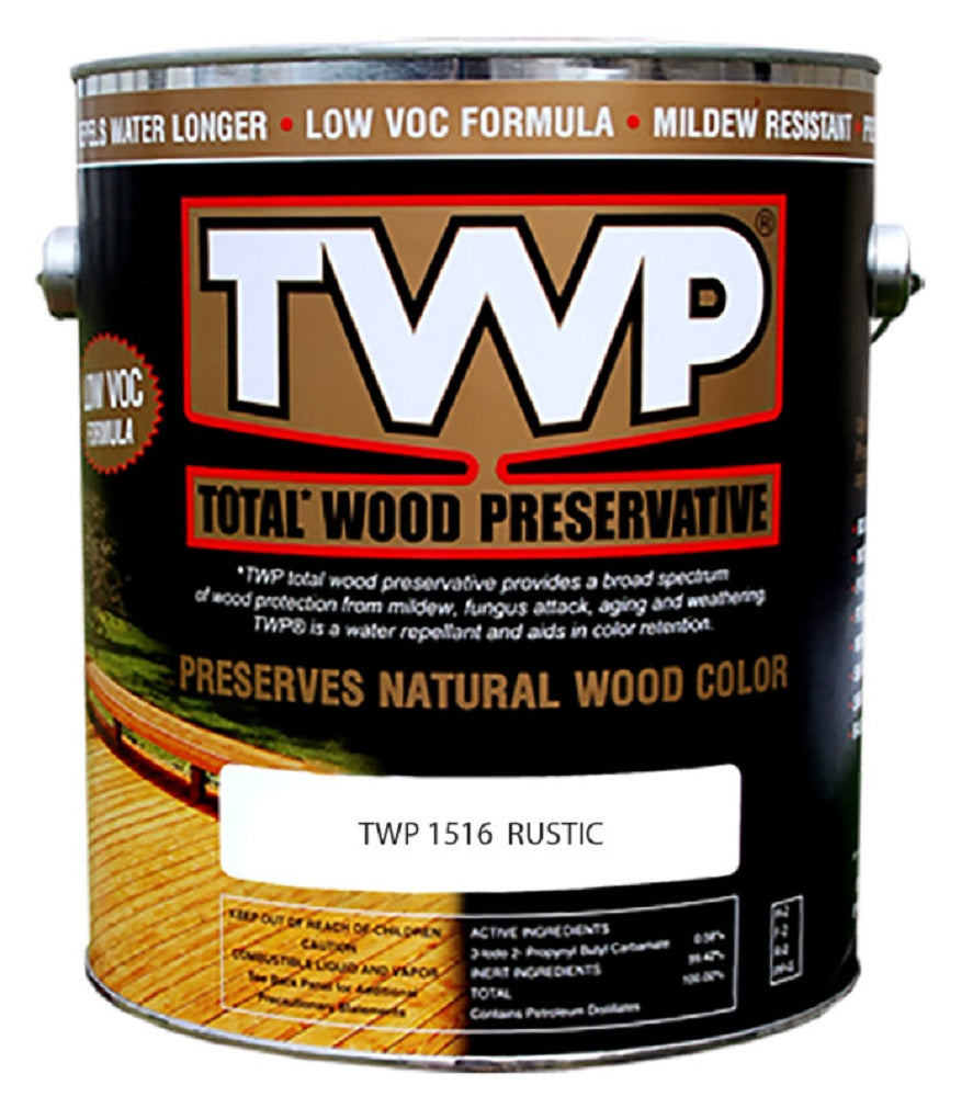 TWP TWP1516-1 Wood Preservative, Rustic Oak, 1 Gallon