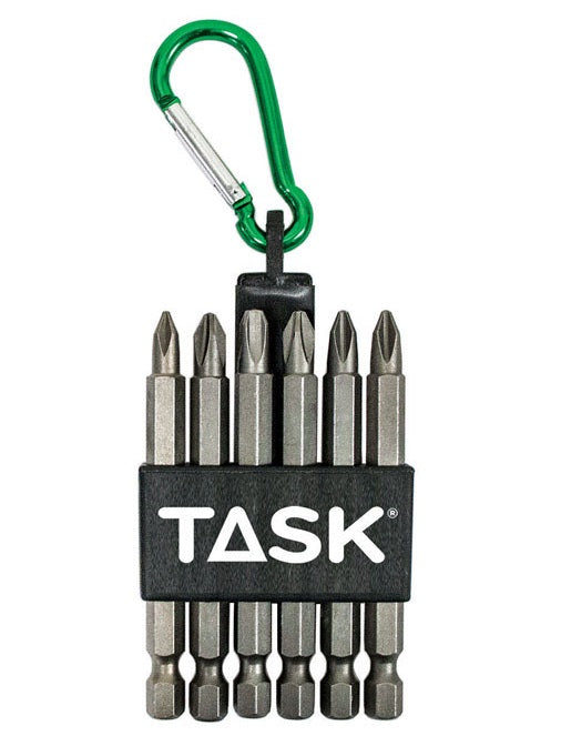 Task Tools T67153 Philips Hex Driver Bit, Steel, 6 Piece