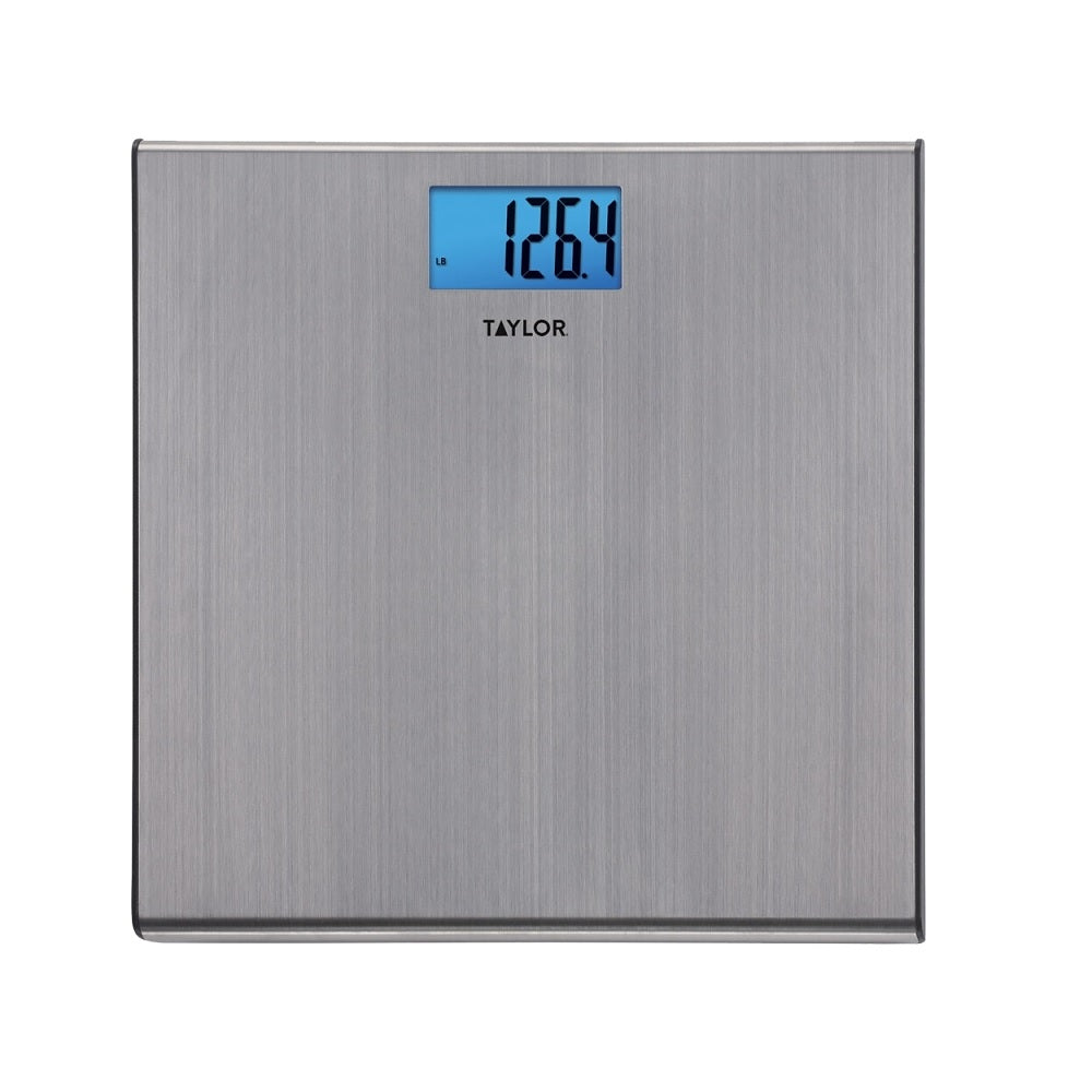 Taylor 74034102 Digital Bathroom Scale, Silver