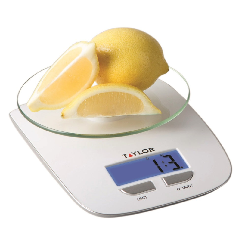 Taylor 384521 Digital Kitchen Scale, Glass