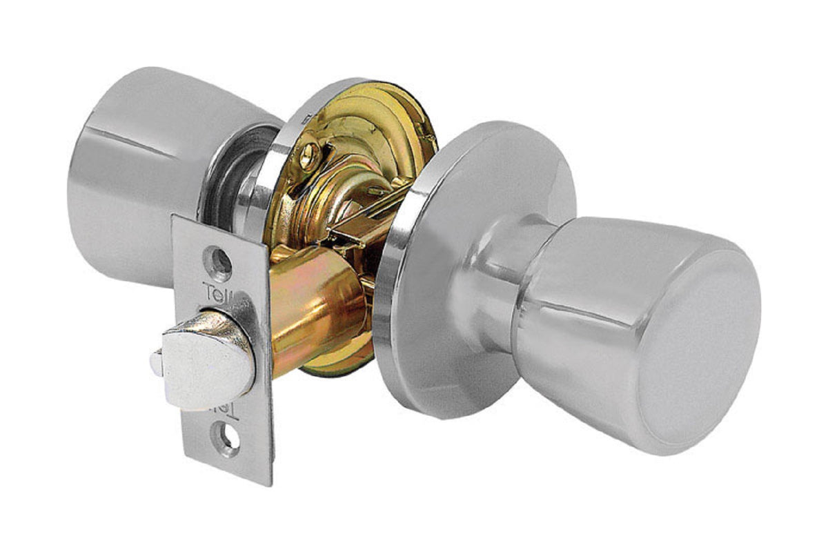 Tell RL100794 Alton Passage Door Knob, Satin Nickel, Metal