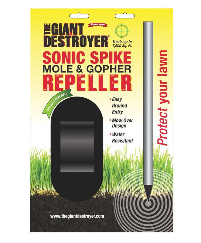 The Giant Destroyer 600 Sonic Spike Mole & Gopher Repellent