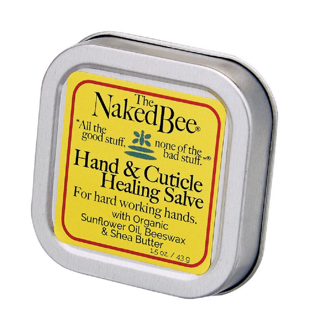 The Naked Bee NBHS Orange Blossom Honey Hand and Cuticle Healing Salve, 1.5 Oz