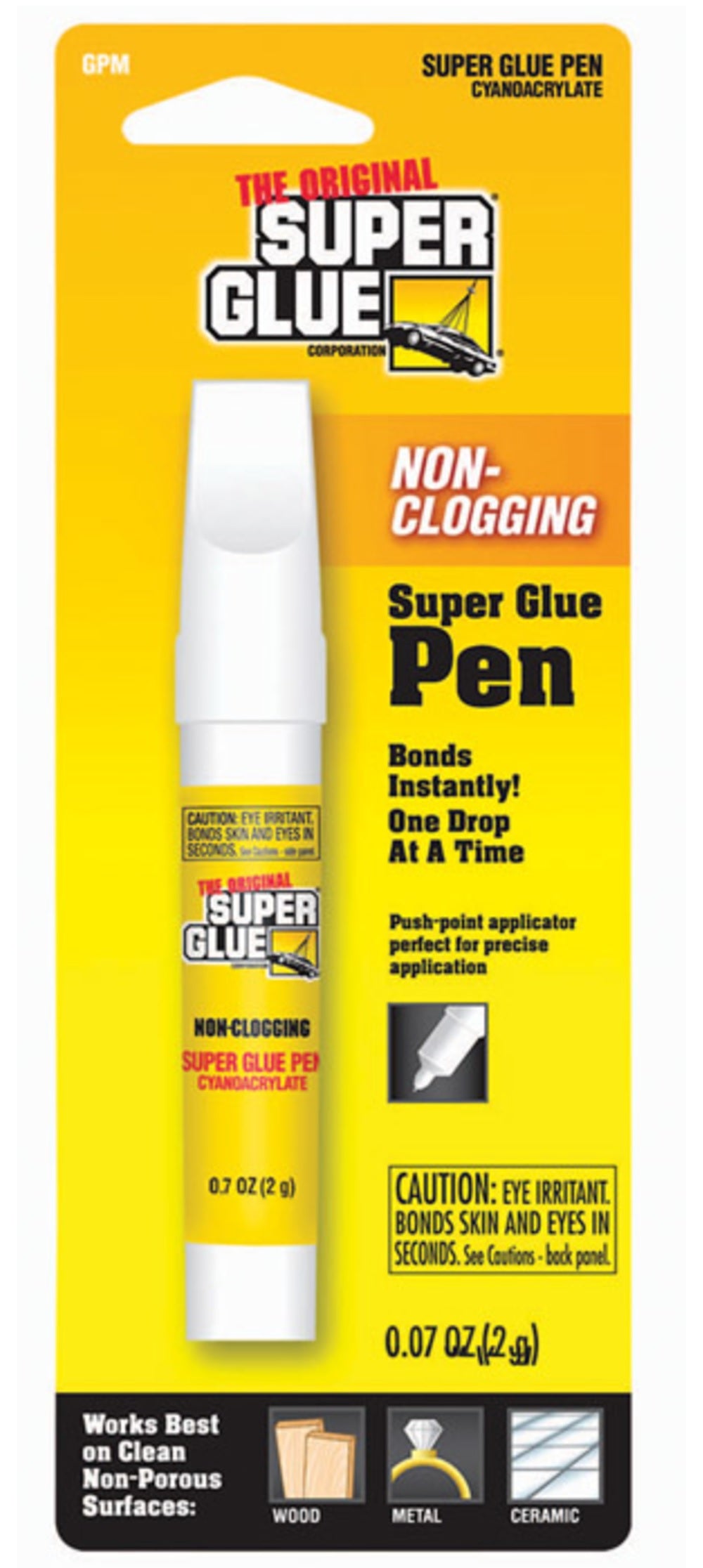 The Original Super Glue GPM Super Glue Pen, 0.07 Oz