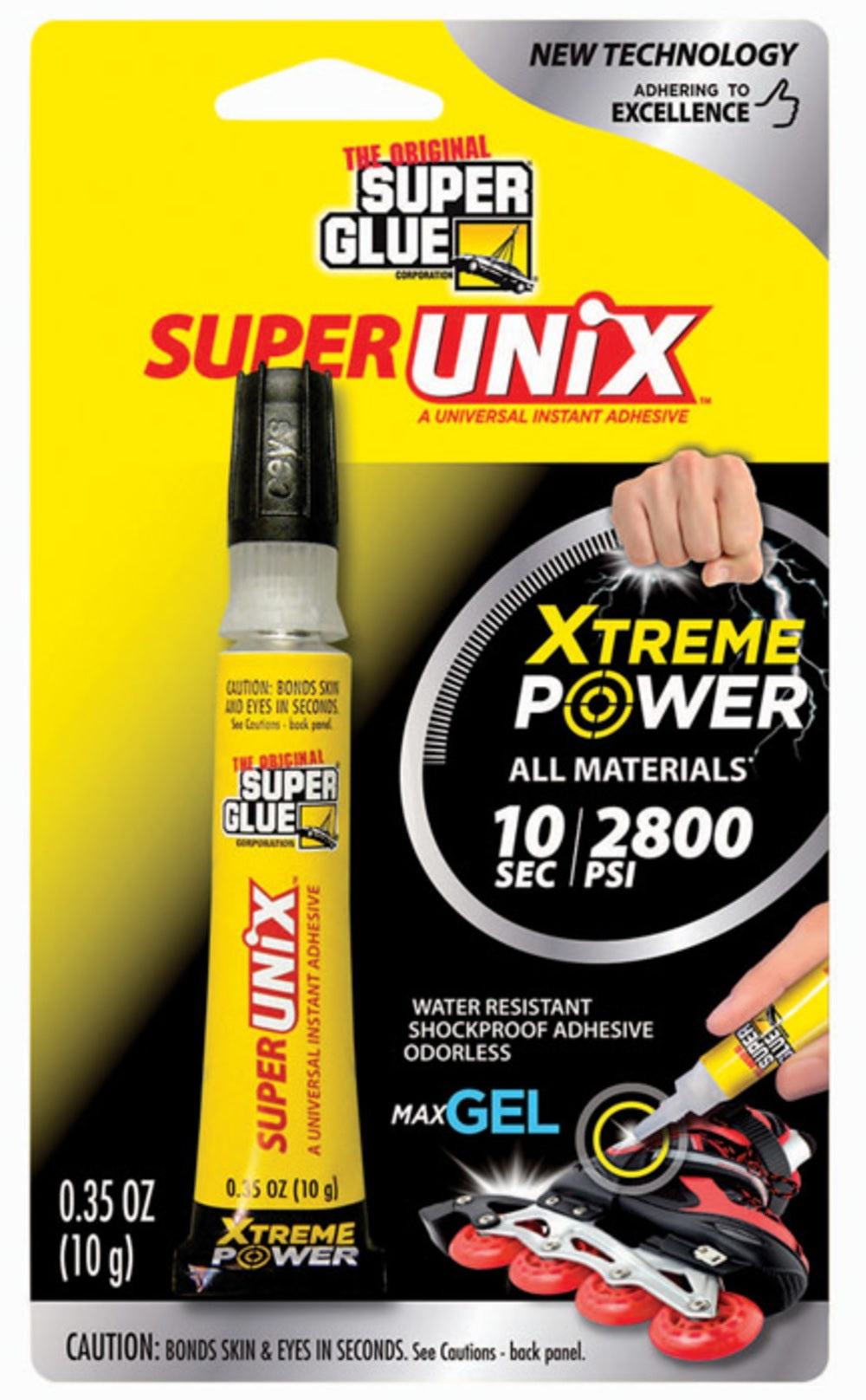 The Original Super Glue 90015 Super Unix All Purpose Super Glue, 0.35 Oz