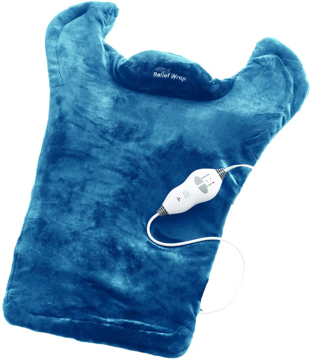 Thermapulse Relief Wrap RWBLUE-MC6/3 As Seen On TV Massaging Heat Wrap, Blue