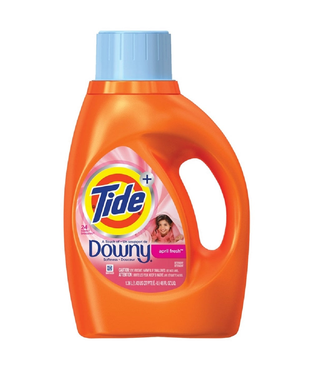 Tide 87453 Liquid Laundry Detergent, April Fresh Scent, 46 Oz