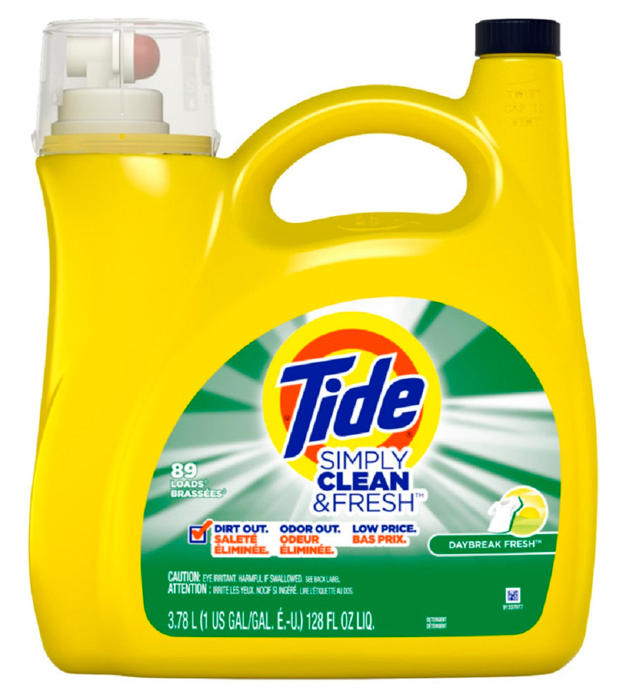 Tide 04480 Laundry Detergen, Liquid, 138 Oz