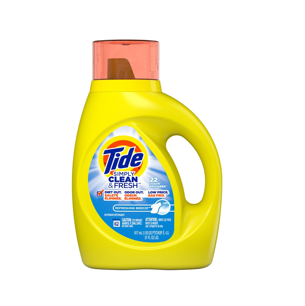 Tide 44105 Simply Clean & Fresh Laundry Detergent, 31 Oz