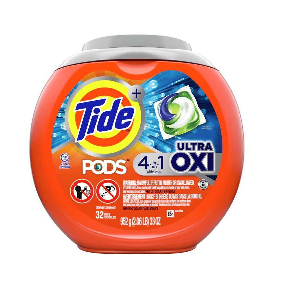 Tide 75073 Ultra Oxi Laundry Detergent Pod