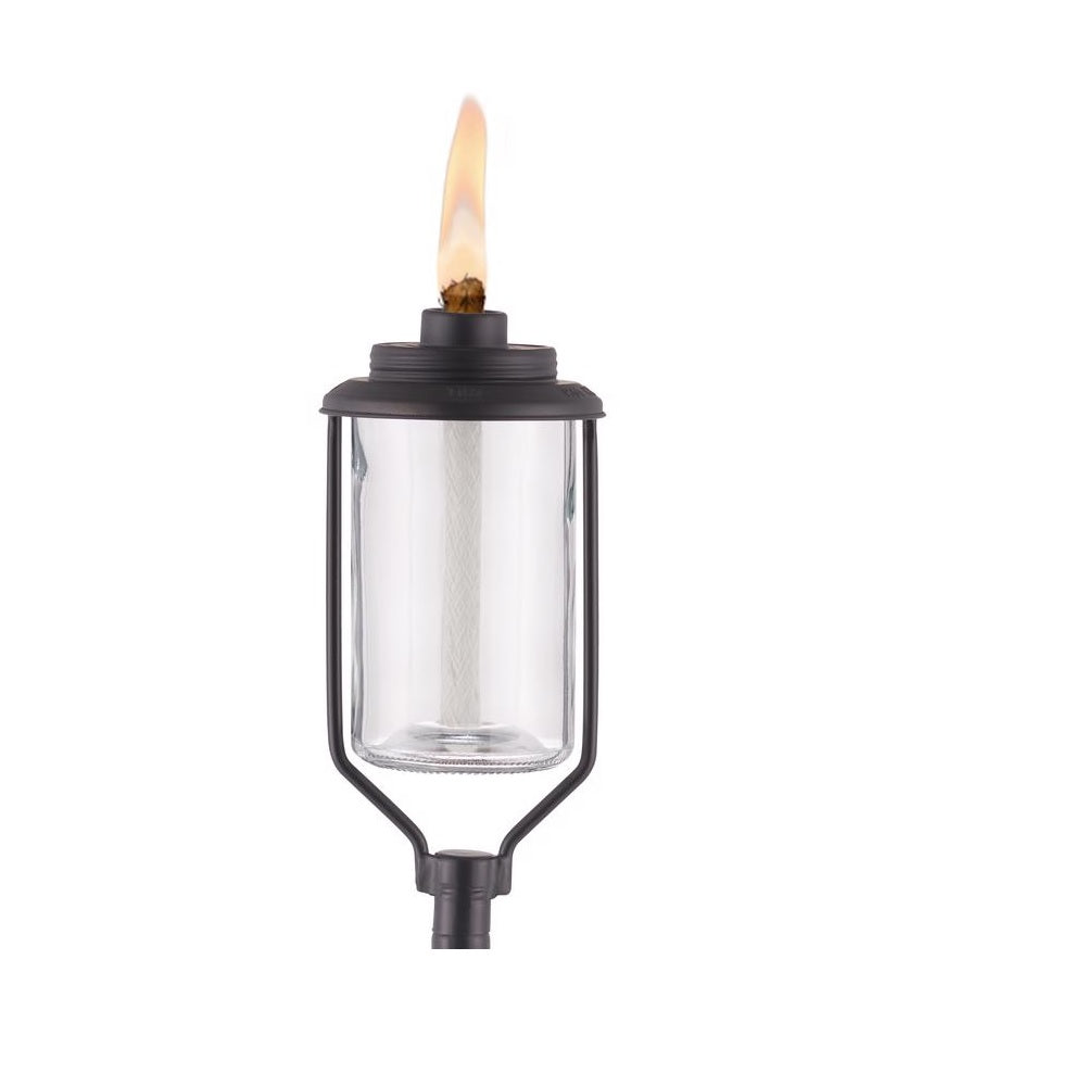 Tiki 1120036 Convertible Outdoor Torch, Glass/Metal