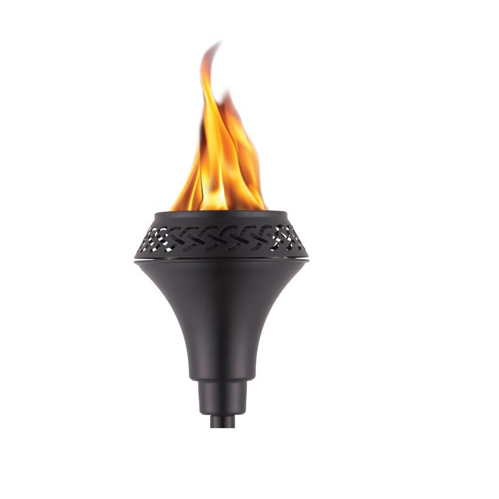 Tiki 1120089 Island King Large Flame Outdoor Torch, Metal