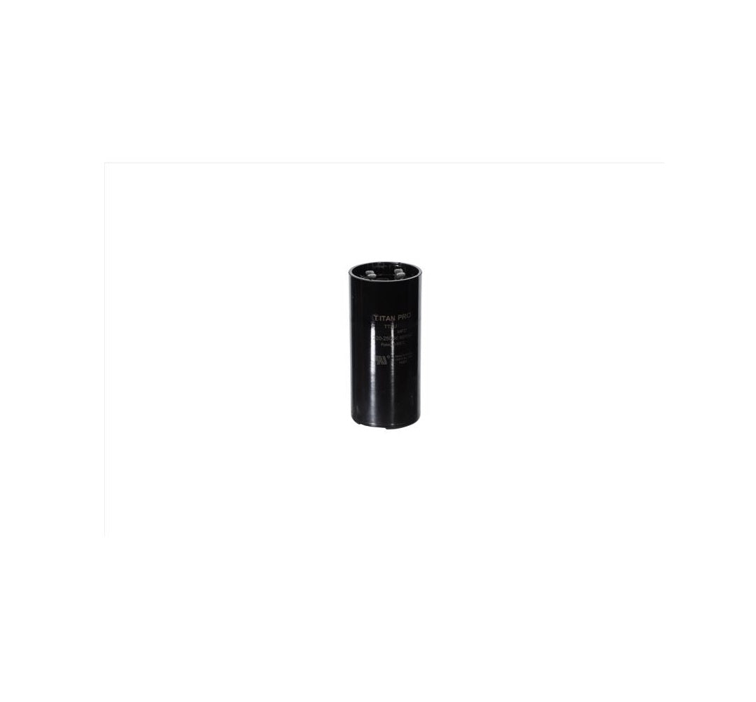 Titan Pro TTMJ108 108-130 MFD Round Start Capacitor, Aluminum