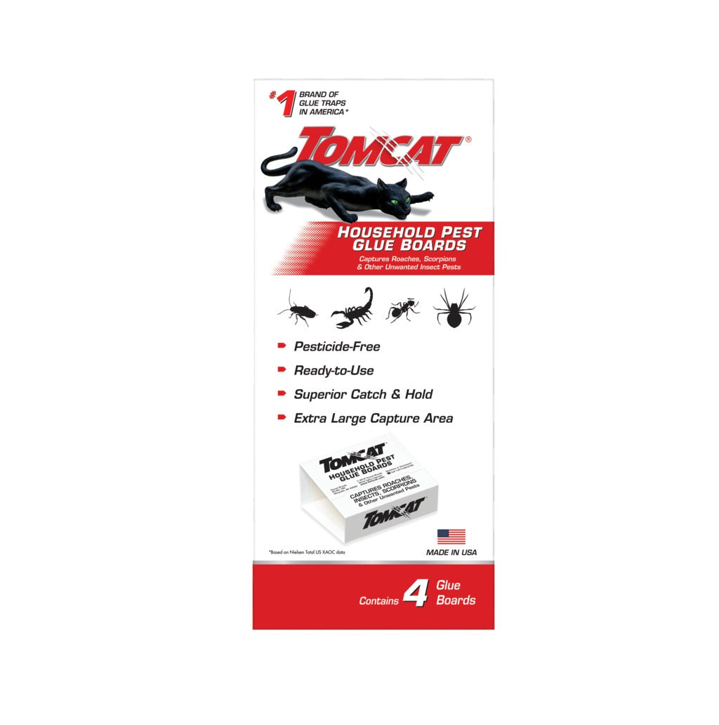 Tomcat 4524218 Household Pest Glue Board, Pack of 4