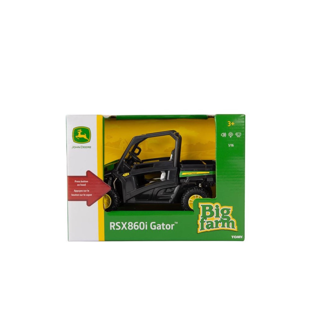 Tomy 46797 John Deere Big Farm Gator Toy, Black/Green