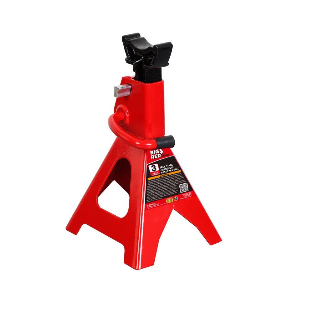 Torin T43002A Big Red Double Lock Jack Stands, Red