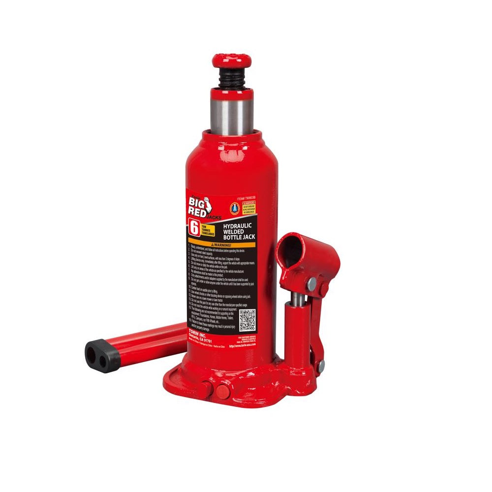 Torin T90603B Big Red Hydraulic Automotive Bottle Jack, Red