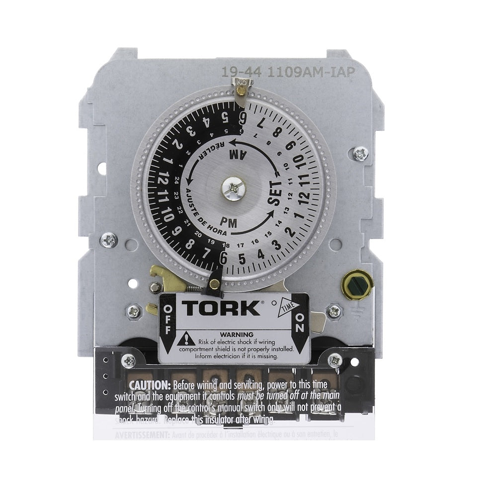 Tork 1109AM-IAP Mechanical Analog Timer Switch, 40 Amp
