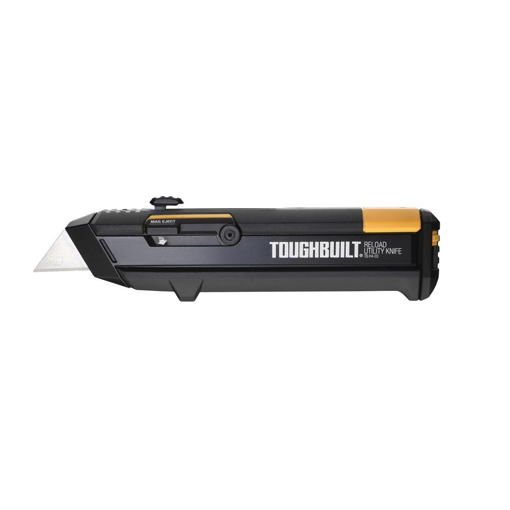 ToughBuilt TB-H4S2-03-6BES Reloading Utility Knife, Black
