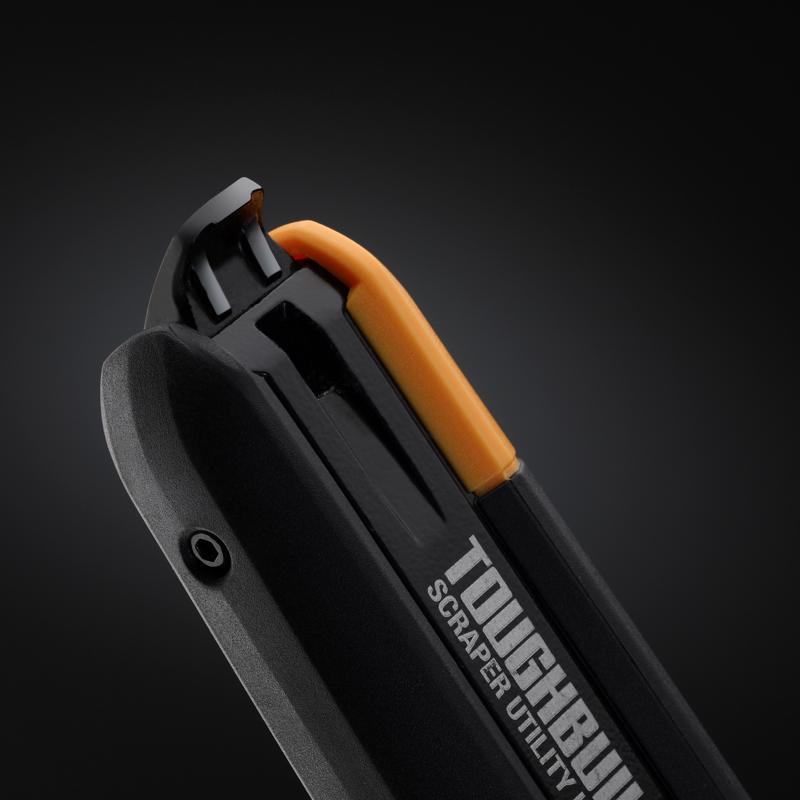 ToughBuilt TB-H4S5-01-6BES Sliding Scraper Utility Knife, Black, 6.5 inch