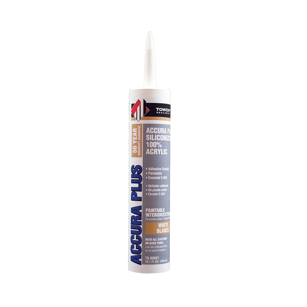 Tower Sealants TS-00031 Accura Plus Silicone Sealant, 10.1 Ounce