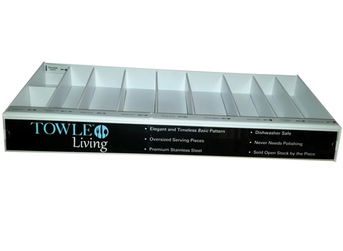 Towle 5245056 Tableware Display Box, White